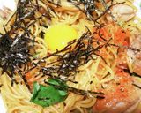 親子丼✕パスタ 出汁スパ作り方8写真