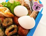 娘のお弁当2023.09.14作り方1写真