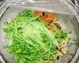 自家製麹調味料で作る豆苗の彩りナムル作り方3写真