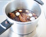 圧力鍋で簡単柔らか【スペアリブ角煮】作り方4写真