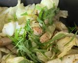 簡単☆塩漬け豚ロースのキャベツ炒め弁当作り方6写真