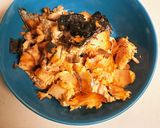 シャケ親子丼作り方1写真