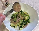 きゅうりとアボカドと豆腐のサイコロサラダ作り方4写真
