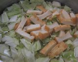 キャベツとさくらえびのミルク味噌汁作り方2写真