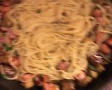 茄子とソーセージのパスタ作り方14写真