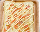 食パンアレンジ☆蓮根鮭マヨチーズトースト作り方4写真