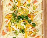 食パンアレンジ☆蓮根鮭マヨチーズトースト作り方5写真