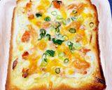 食パンアレンジ☆蓮根鮭マヨチーズトースト作り方6写真