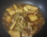主食～エリンギと筍の中華風パスタ作り方4写真