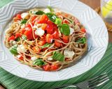 低糖質 大豆麺でトマトバジルそば作り方3写真