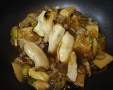 主食～エリンギと筍の中華風パスタ作り方5写真