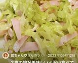 キャベツ大量消費♡キャベツとハムのサラダ作り方10写真