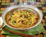 低糖質 大豆麺を使う豚カレーそば作り方1写真
