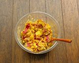 さつまいもとツナチーズのお揚げコロッケ作り方3写真