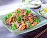 低糖質 大豆麺でベトナム和え麵風作り方1写真