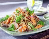 低糖質 大豆麺でベトナム和え麵風作り方2写真