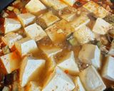 麻婆豆腐with茄子作り方6写真