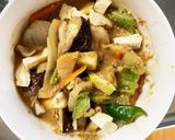 肉無豆腐簡単きな粉ゴマ味噌味野菜炒め作り方15写真
