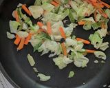 鶏ガラソースの簡単焼きそば作り方3写真