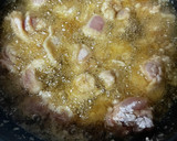 ★れんこんとさつまいもと鶏肉の甘辛炒め★作り方4写真