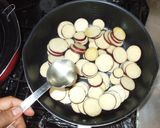 さつま芋カレー粉炒め♪便が細いに簡単薬膳作り方4写真