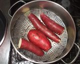 さつま芋塩水蒸し♪胃弱便秘に簡単漢方薬膳作り方4写真
