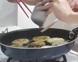 簡単☆レンコンのつくねと大葉のはさみ焼き作り方4写真