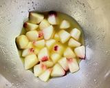 桃のカッペリーニ風そうめん作り方2写真