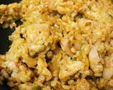 ケチャップライス&目玉焼きのオムライス作り方3写真