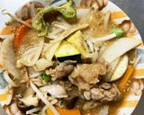 レンジ簡単きな粉中濃ポン照焼甘酢酢豚作り方14写真