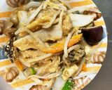 レンジ簡単きな粉和風味噌パスタ味甘酢酢豚作り方14写真
