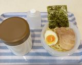 ザル容器、スープジャーで、本格つけ麺弁当作り方11写真