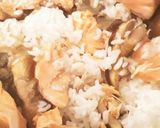 塩ジャケとキノコ混ぜご飯作り方3写真