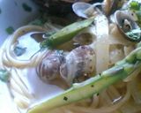 あさりのスープ、スパ。お塩味。作り方8写真