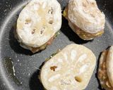 シャキシャキ歯応え 蓮根のはさみ焼き作り方10写真