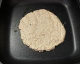 フライパンでオートミールピザ作り方3写真