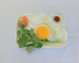 【給食レシピ】モロヘイヤのかきたま汁作り方1写真