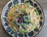 プロの味★しらすと小松菜のペペロンチーノ作り方7写真