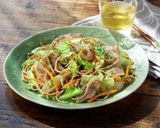 低糖質 大豆麺でつくる焼きそば作り方1写真