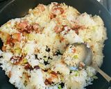 冷凍ご飯で●＼大盛り／レタスチャーハン作り方6写真