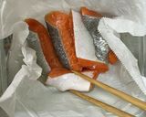 鮭と野菜のピリ辛トマト焼き浸し作り方4写真
