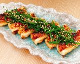 簡単おつまみ☆竹輪の味噌マヨナッツ焼き作り方7写真