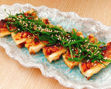 簡単おつまみ☆竹輪の味噌マヨナッツ焼き作り方7写真