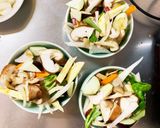 肉無根菜たっぷり簡単梅チリ味温野菜サラダ作り方12写真