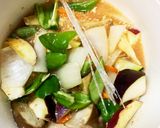 肉無根菜たっぷり簡単梅チリ味温野菜サラダ作り方17写真
