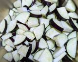 ばあばの簡単 茄子の辛子味噌 ご飯お供作り方2写真