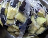 ばあばの簡単 茄子の辛子味噌 ご飯お供作り方3写真