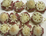 はがれにくい！蓮根のはさみ焼き作り方4写真