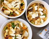 肉無根菜たっぷり簡単梅チリ味温野菜サラダ作り方21写真