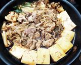 超簡単!すき焼きタレで肉豆腐!!作り方6写真